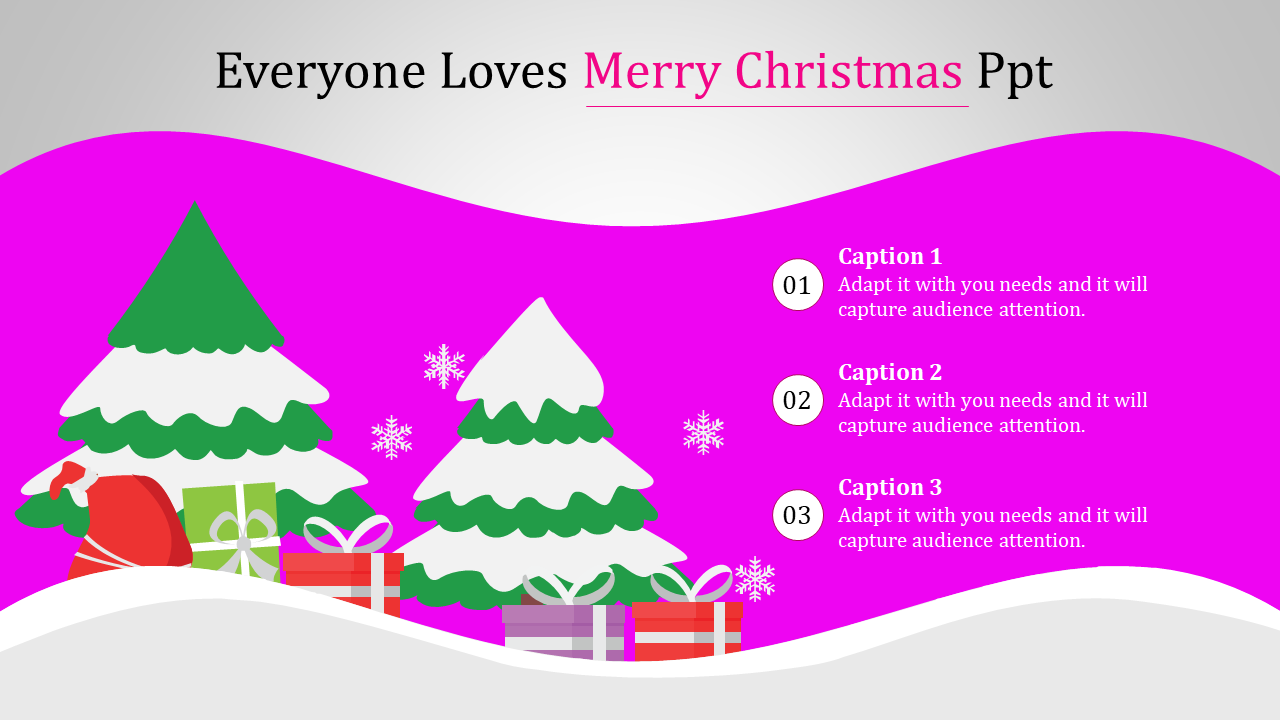 Free - Merry Christmas PPT Template for Google Slides Themes